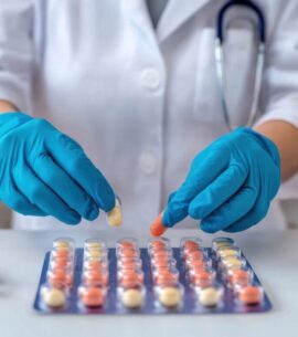 Pharmacist Preparing Medication in Laboratory Setting Pharmacist Preparing Medication in Laboratory Setting